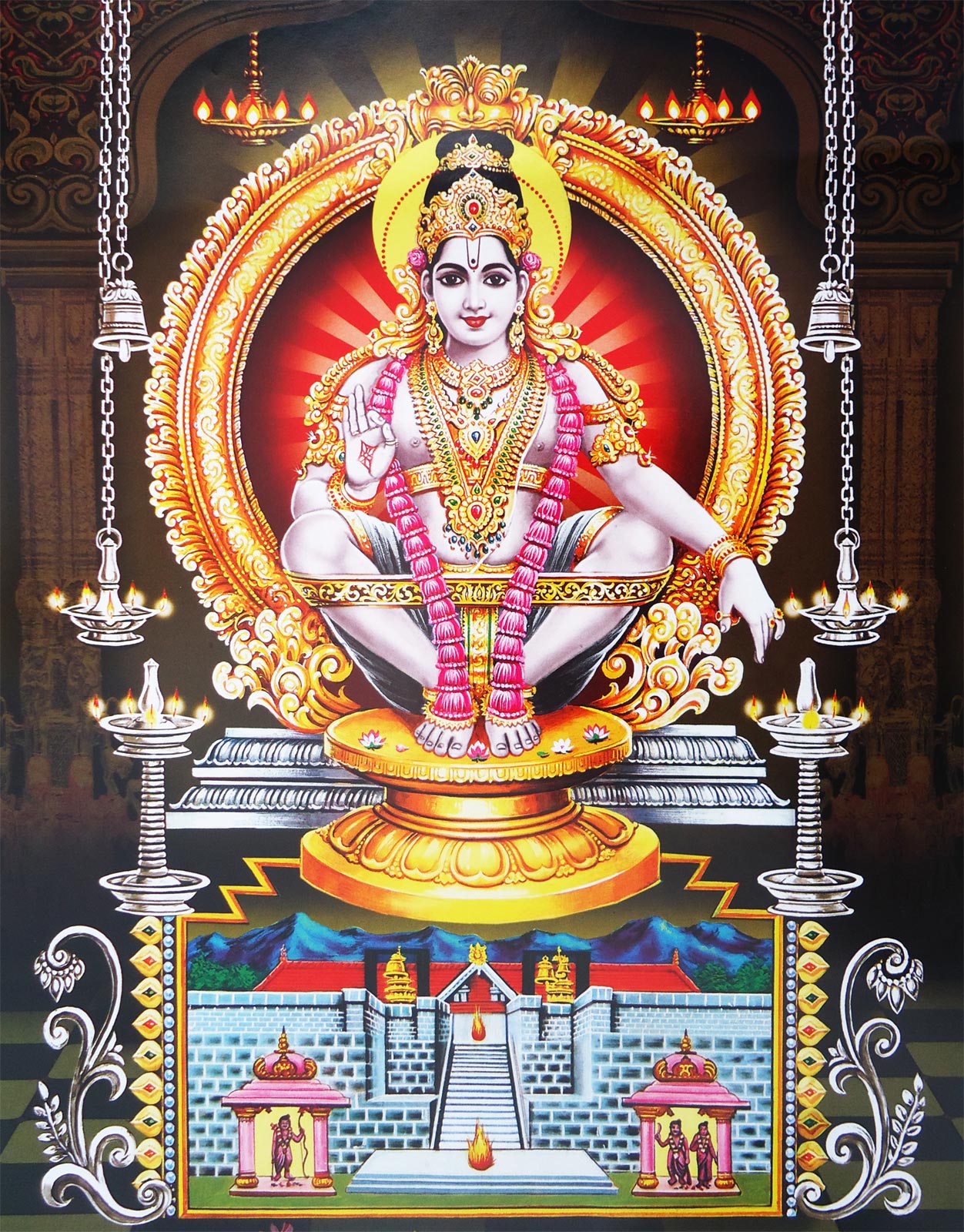 Gods Clipart Iyyappan - Lord Ayyappa Wallpapers High Resolution , HD Wallpaper & Backgrounds