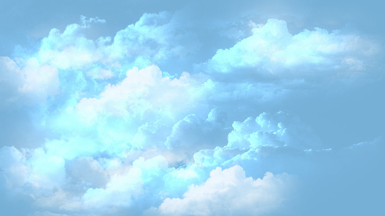 Background Photoshop Tumblr - Pastel Blue Cloud Background , HD Wallpaper & Backgrounds