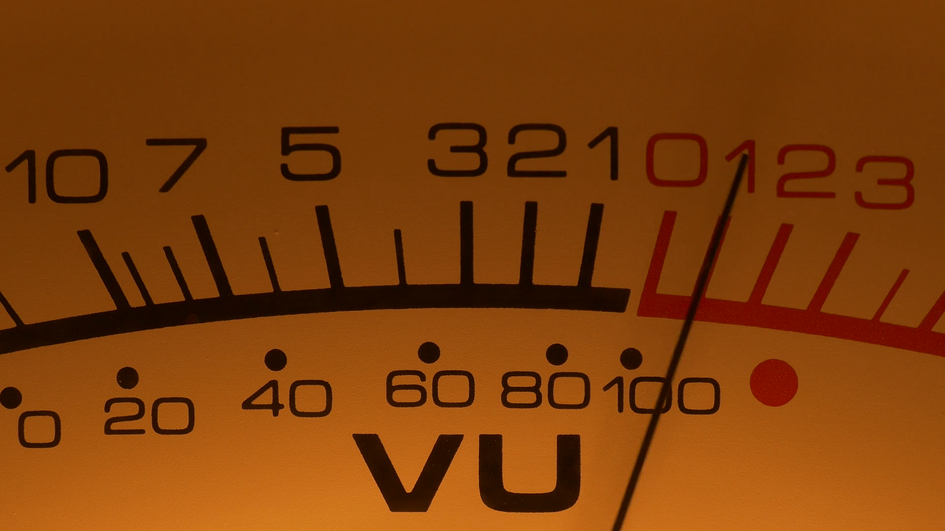 Analog Vu Meter Arrow Moves In Sync With Sound Level - Sign , HD Wallpaper & Backgrounds