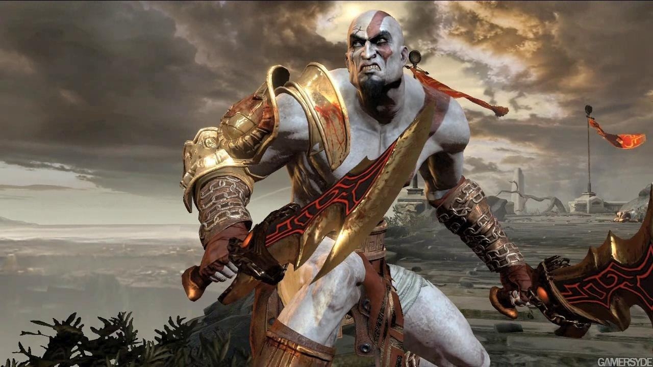 Wallpaper God Of War 3 - Kratos Gow3 Vs Gow 4 , HD Wallpaper & Backgrounds