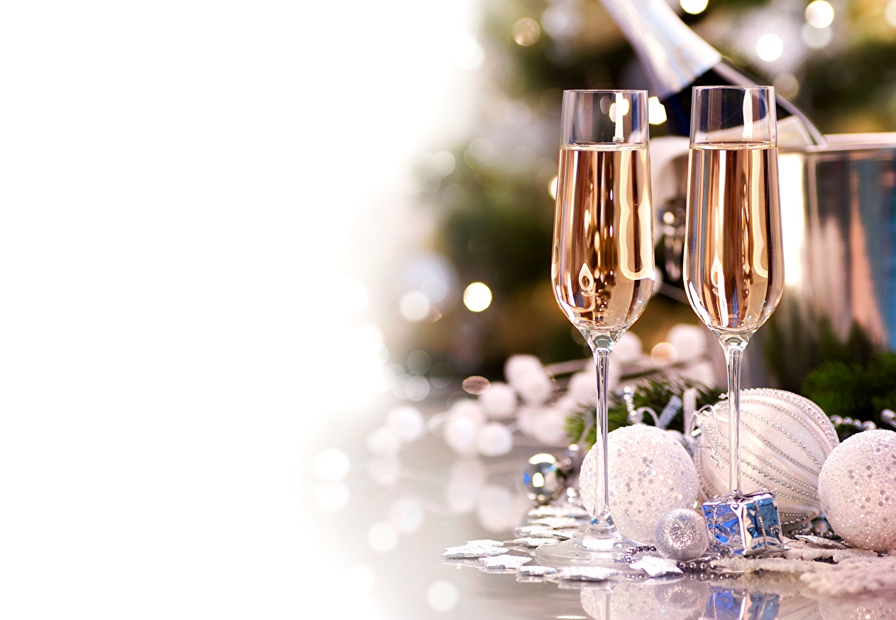 1280 X - Champagne New Year , HD Wallpaper & Backgrounds