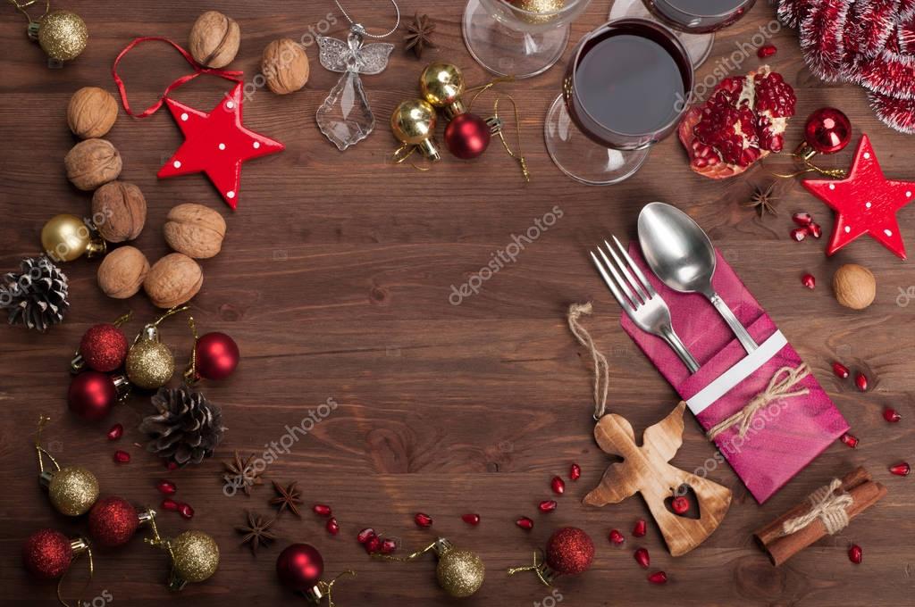Natal E Ano Novo Plano De Fundo Com Decorações De Natal - Christmas Ornament , HD Wallpaper & Backgrounds