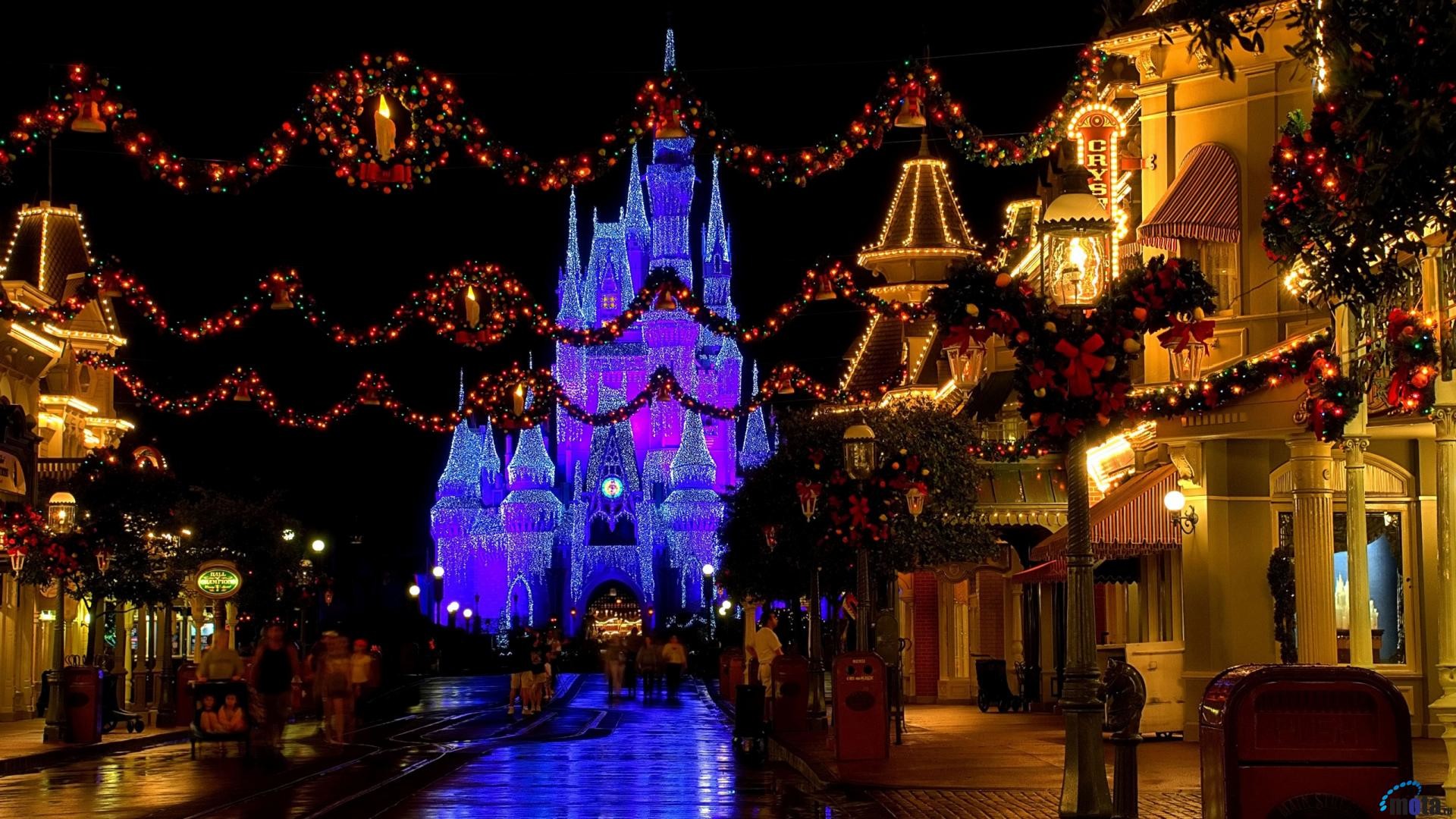 10 Merry Christmas Wallpapers Full Hd For Desktop Pc - Cinderella Castle , HD Wallpaper & Backgrounds