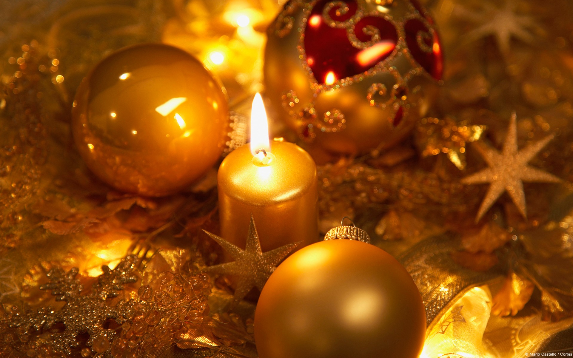 Original Resolution - - Christmas Ornament And Candle , HD Wallpaper & Backgrounds