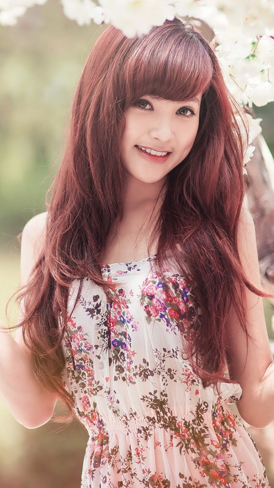 Cute Asian Chinese Girl Hd Mobile Wallpaper - Chinese Girl Free , HD Wallpaper & Backgrounds