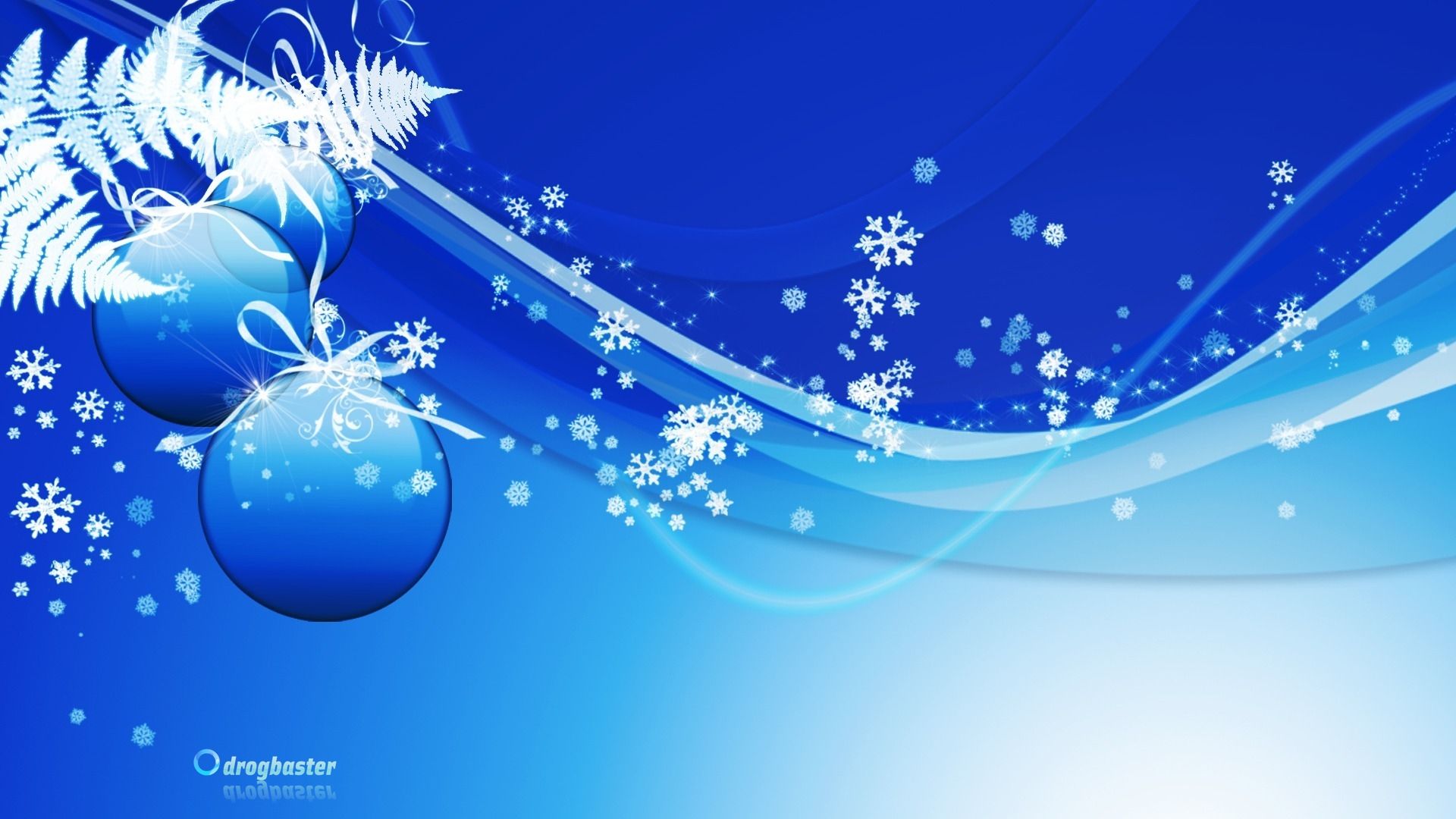 Sfondi Wallpapers Tema Natalizio, Sfondi Di Natale - Christmas Wallpaper Hd Blue , HD Wallpaper & Backgrounds