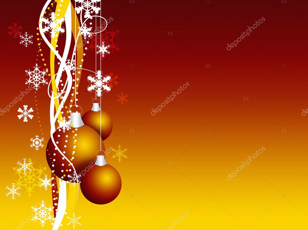 Christmas Ornaments Wallpaper Stock Image - Graphic Design , HD Wallpaper & Backgrounds