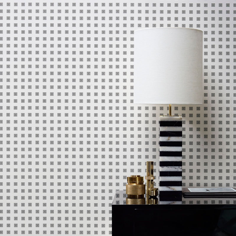 Contemporary Wallpaper / Geometric Pattern - Greg Natale Wallpaper Stripped Hallway , HD Wallpaper & Backgrounds