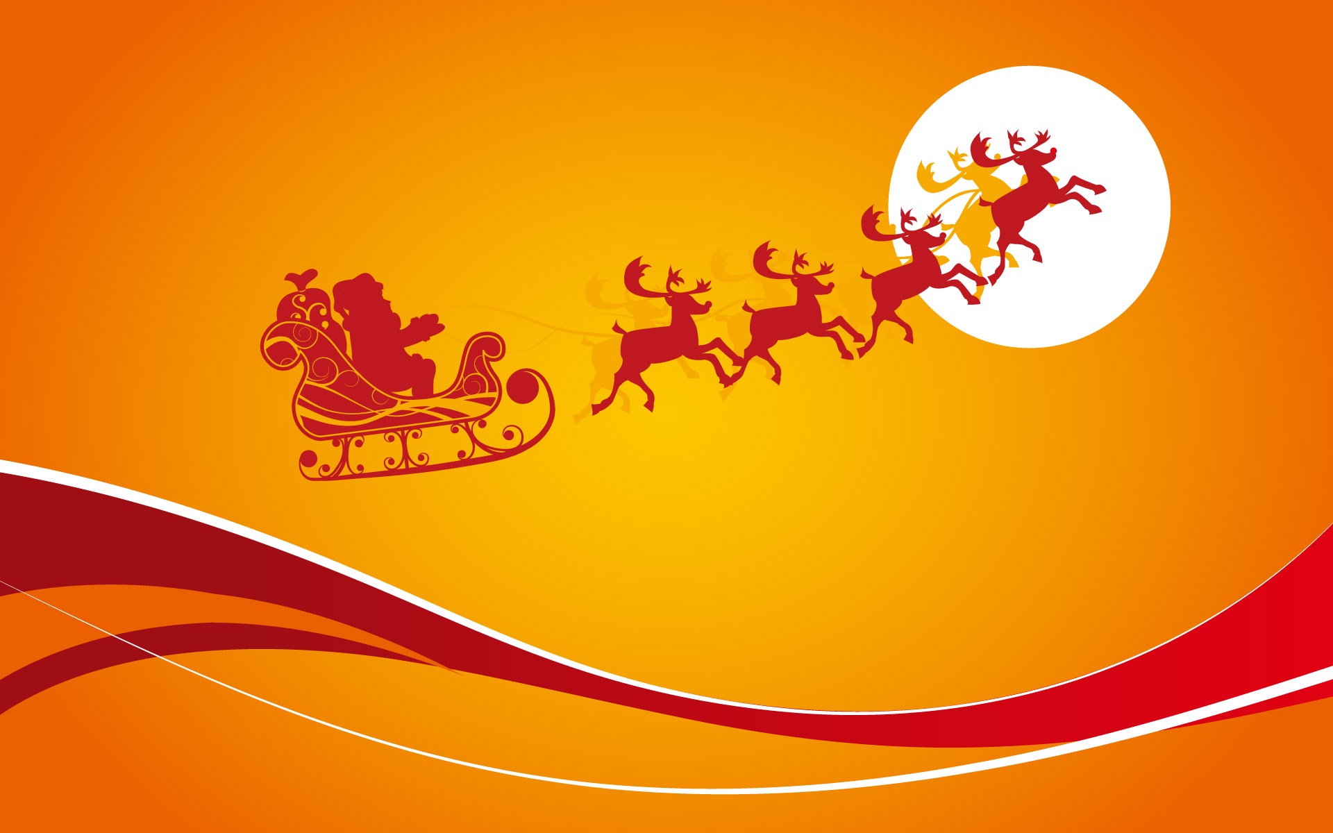L'immagine, Un Disegno In Questo Caso, Può Ovviamente - Orange Santa Claus , HD Wallpaper & Backgrounds