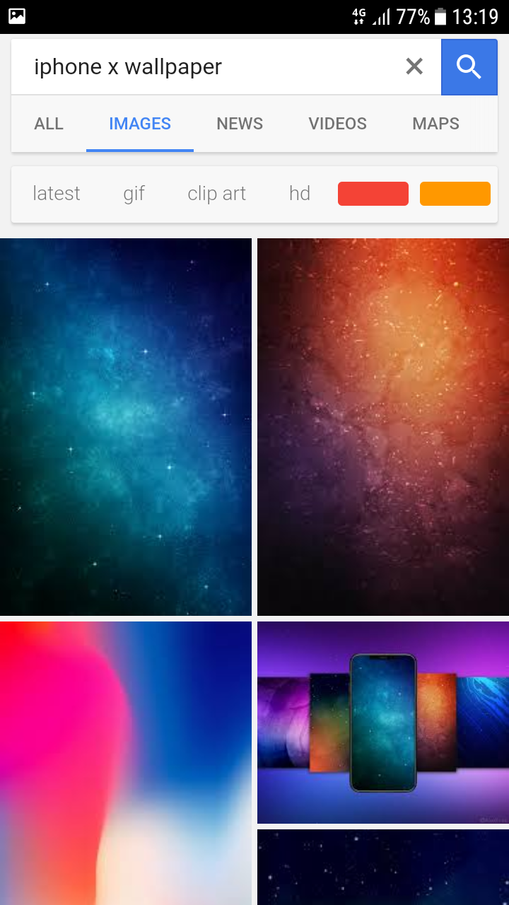 Pilih Yang Gambarnya Warna Warni Kayak Iphone X Ya - Warna Tema Iphone X , HD Wallpaper & Backgrounds