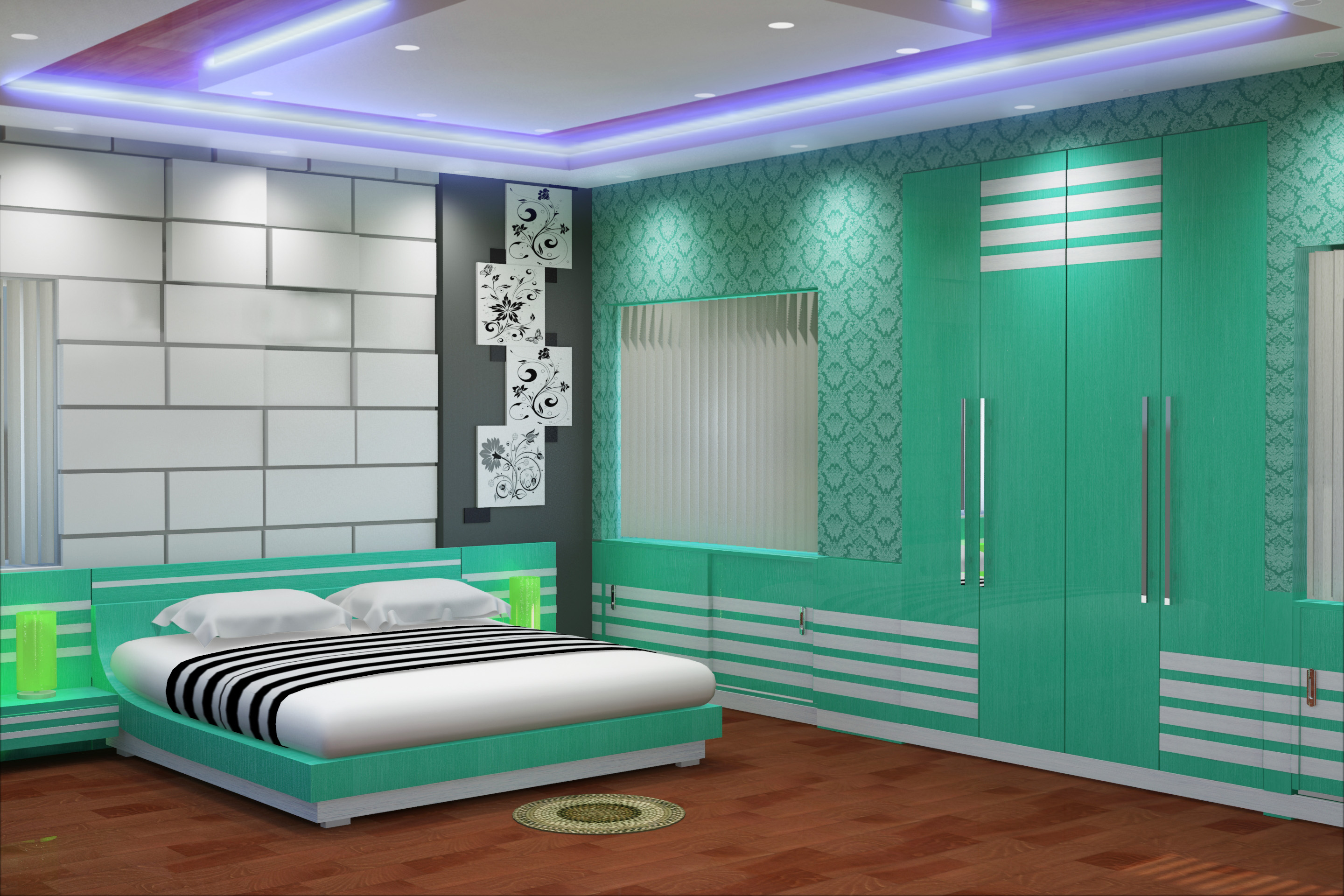 Bedroom Interior Design Green Guide Gallery Hd Wallpaper , HD Wallpaper & Backgrounds