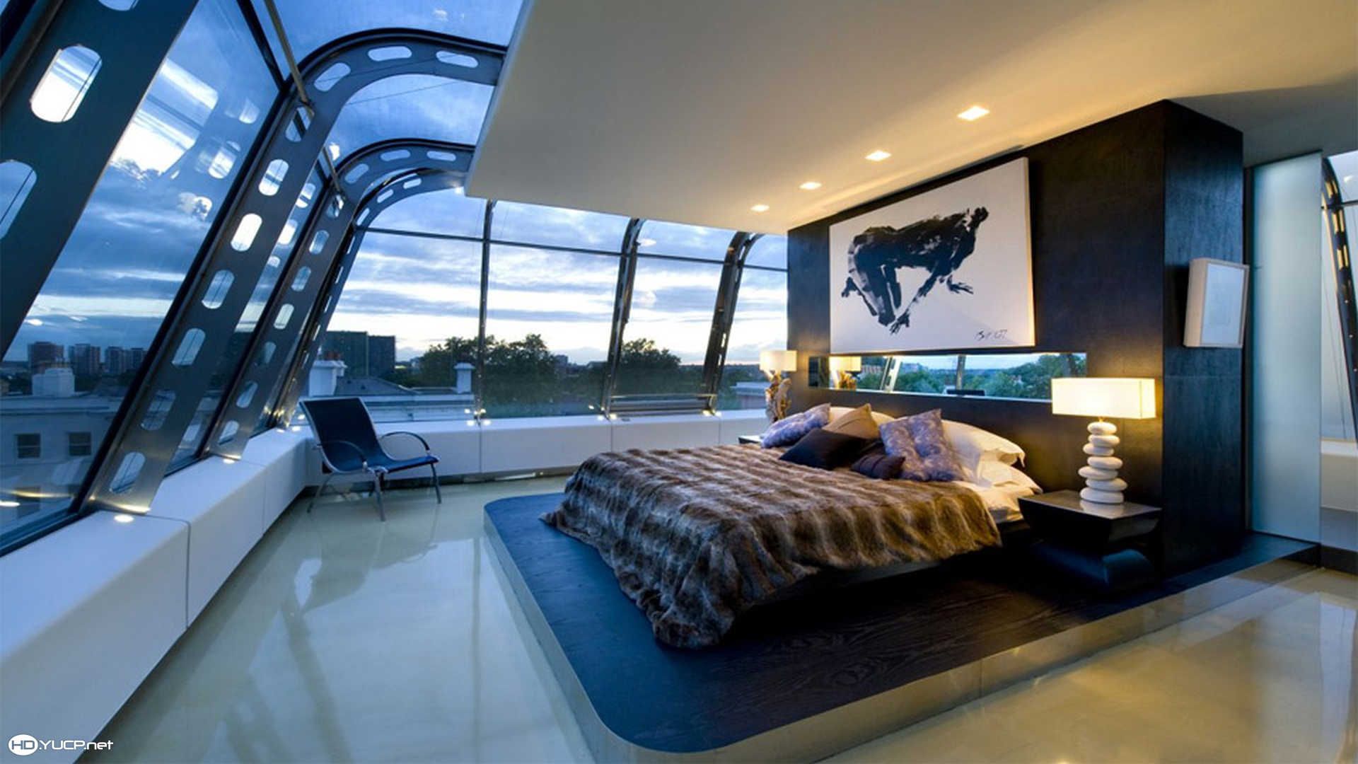 Penthouse Bedroom London Wallpaper - Best Apartment In London , HD Wallpaper & Backgrounds