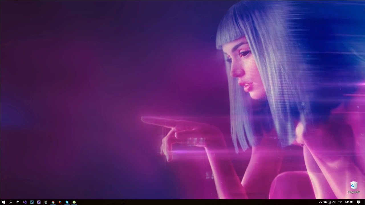 Hologram Girl From Blade Runner 2049 Live Wallpaper - Blade Runner 2049 Animated , HD Wallpaper & Backgrounds