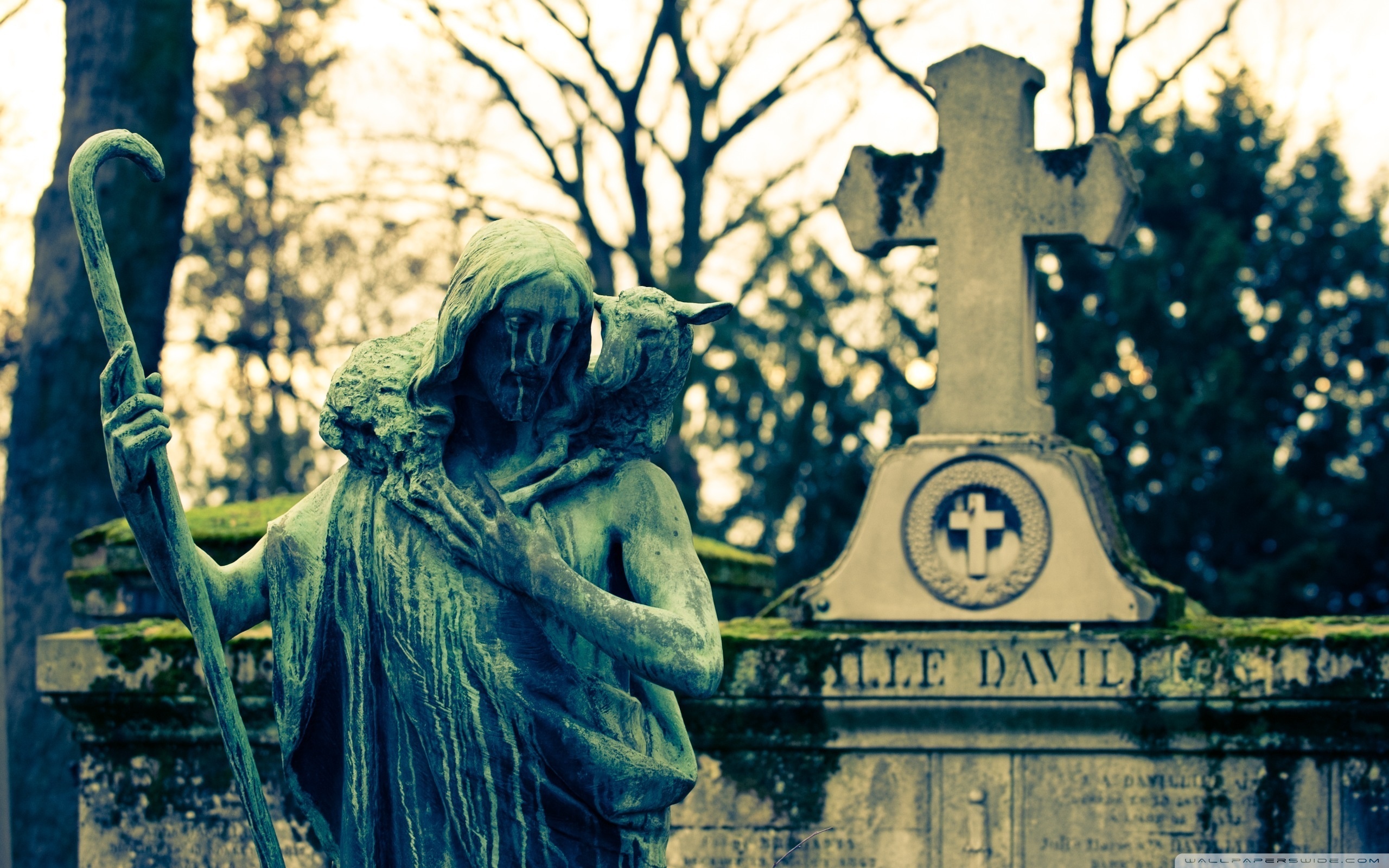 Monument Cemetery Dull Concrete - Christian , HD Wallpaper & Backgrounds