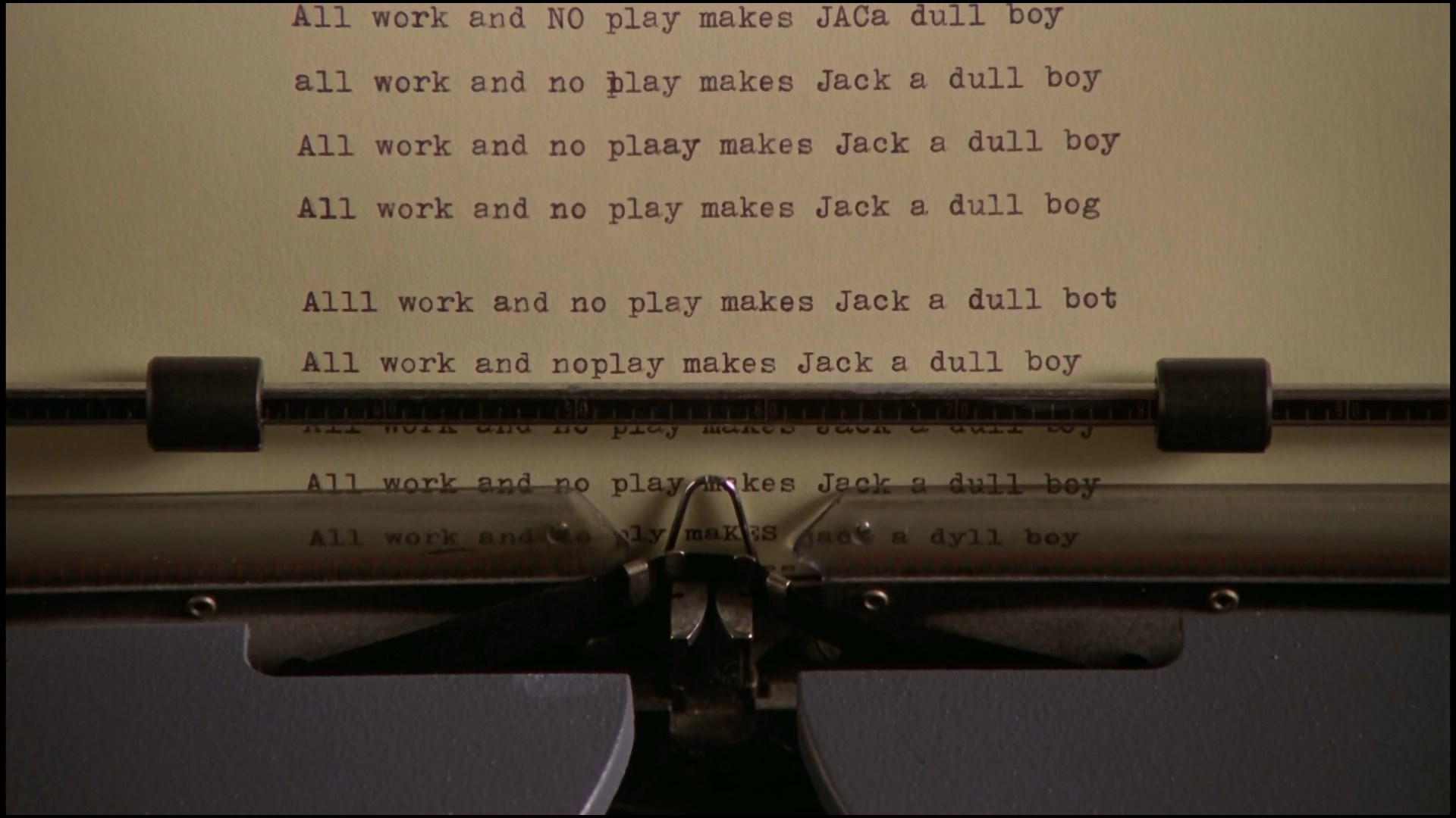 The Shining Wallpaper Hd - All Work And No Play Makes Jack A Dull Boy W , HD Wallpaper & Backgrounds