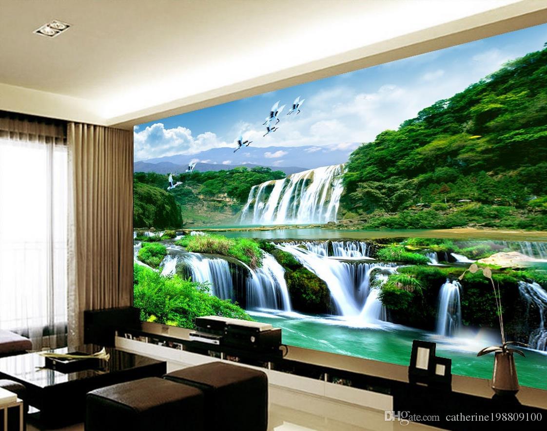 Custom Any Size Mural 3d Wallpaper 3d Wall Papers For - 3d Nature Wallpaper For Bedroom Walls , HD Wallpaper & Backgrounds