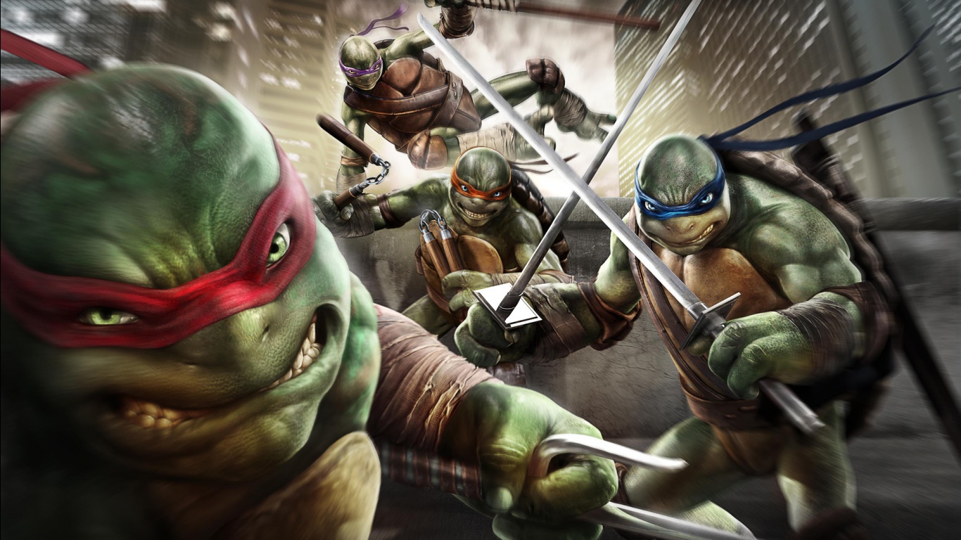 Hd Games Wallpapers Group - Teenage Mutant Ninja Turtles , HD Wallpaper & Backgrounds