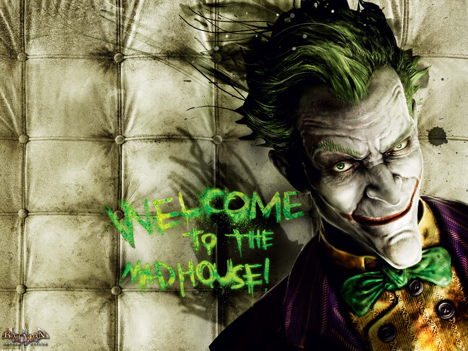 Joker Welcome To The Madhouse , HD Wallpaper & Backgrounds