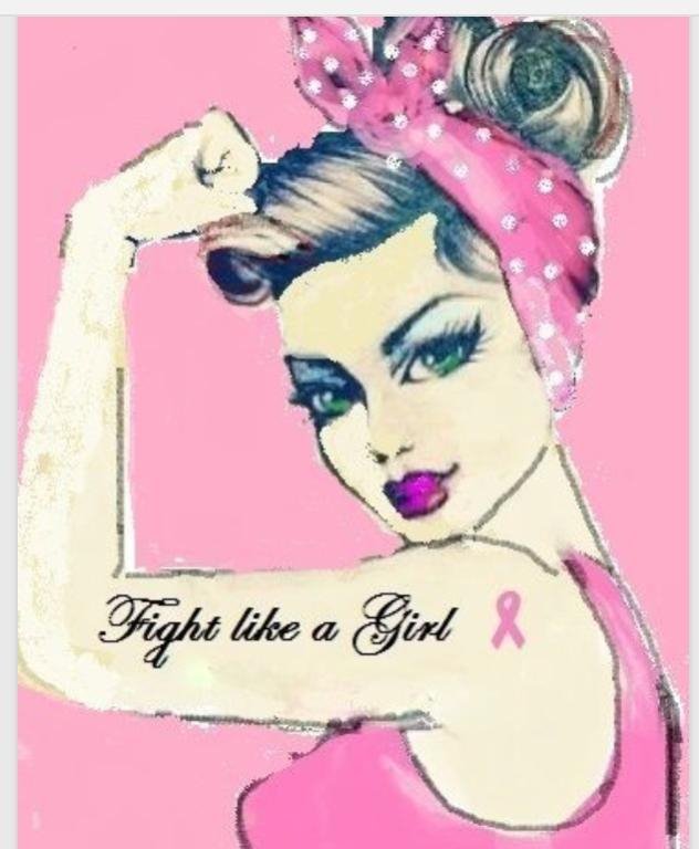 Breast Cancer Awareness Fight Like A Girl , HD Wallpaper & Backgrounds