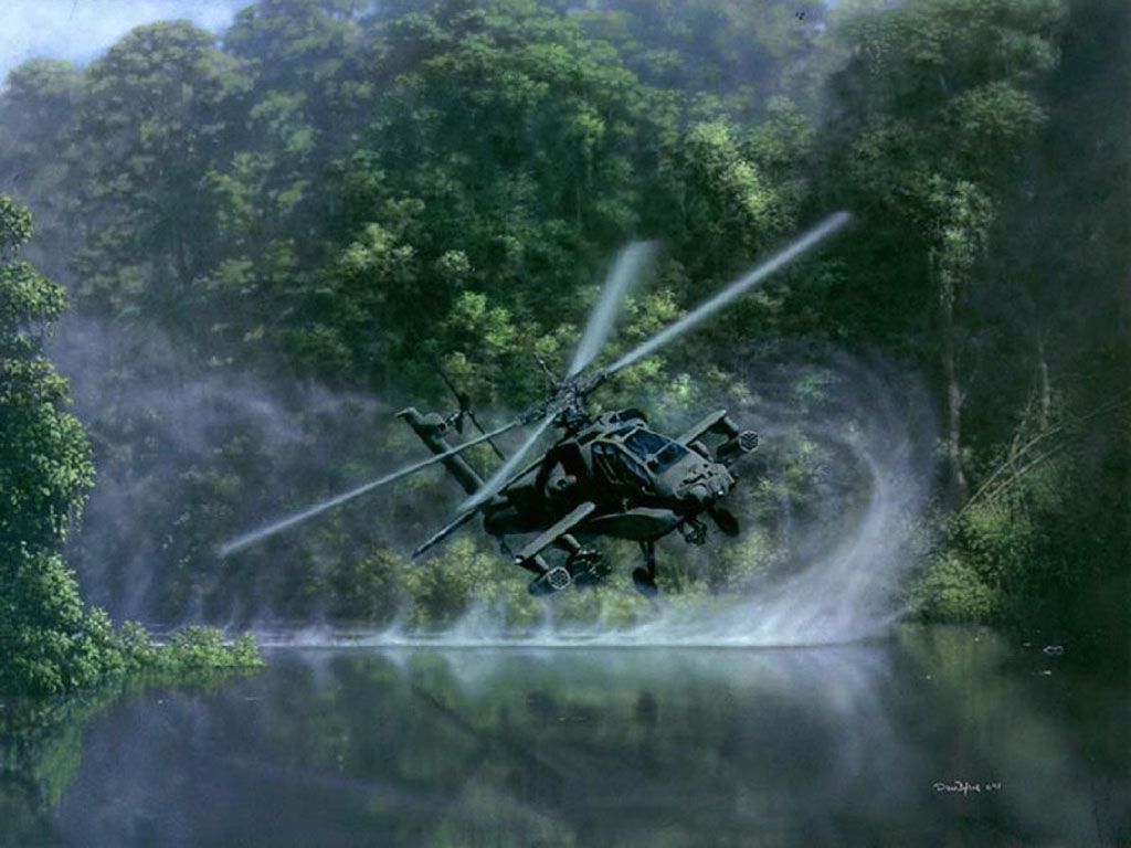 Cool Military Wallpapers - Apache Helicopter Hd , HD Wallpaper & Backgrounds