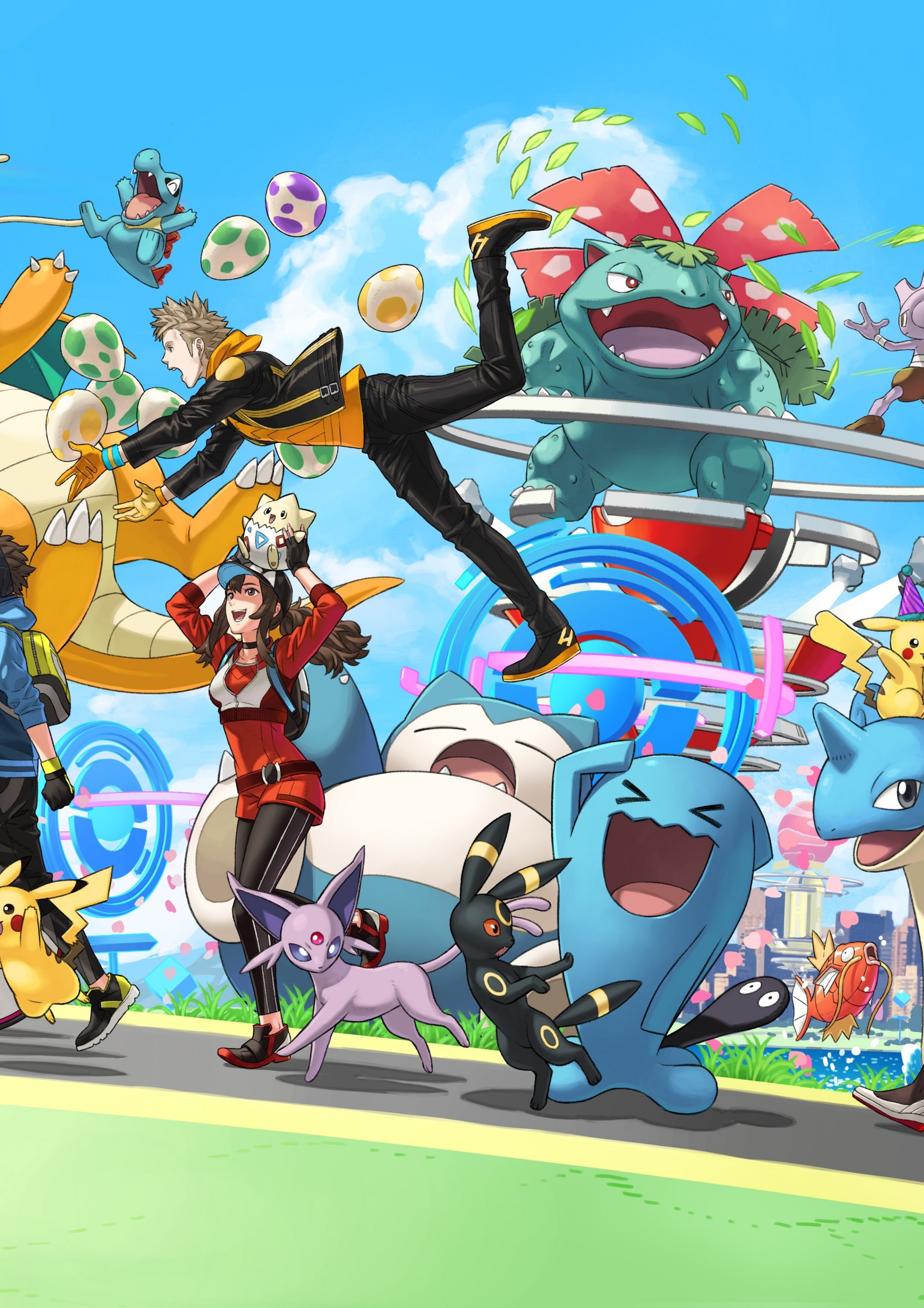 Pokemon Go, Characters, Anime Games - Pokemon Go , HD Wallpaper & Backgrounds