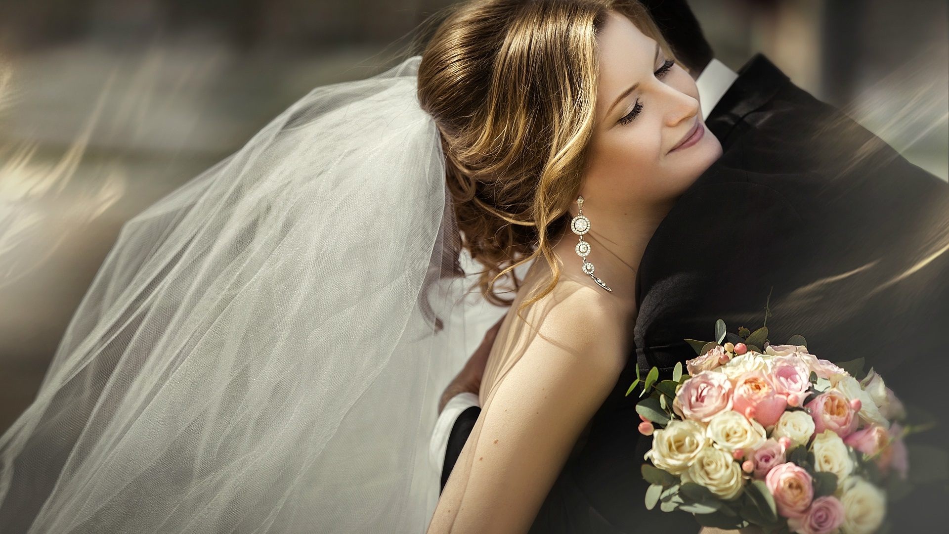 Bride And Groom Hd , HD Wallpaper & Backgrounds