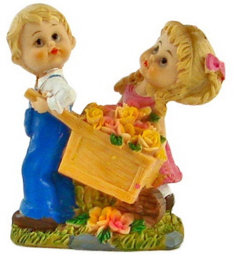 Leexotica Cute Baby Couple Statue In Romantic Love - Cute Statue Love , HD Wallpaper & Backgrounds
