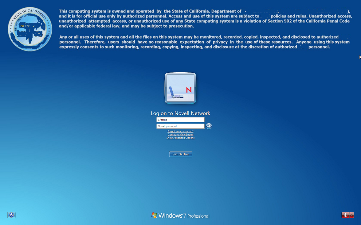 Click To View - Windows 7 Enterprise Login Screen , HD Wallpaper & Backgrounds