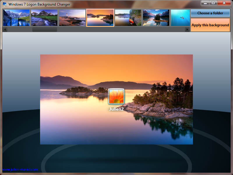 Windows 7 Logon Background Changer Customize Windows - Windows 7 Logon Background Changer Indir , HD Wallpaper & Backgrounds
