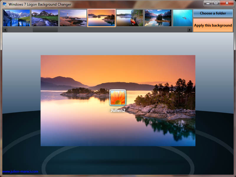 Windows 7 Logon Background Changer Customize Windows - Windows 7 Logon Background Changer Indir , HD Wallpaper & Backgrounds