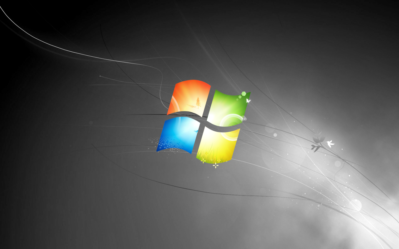 Windows 7 Default Wallpaper Black , HD Wallpaper & Backgrounds