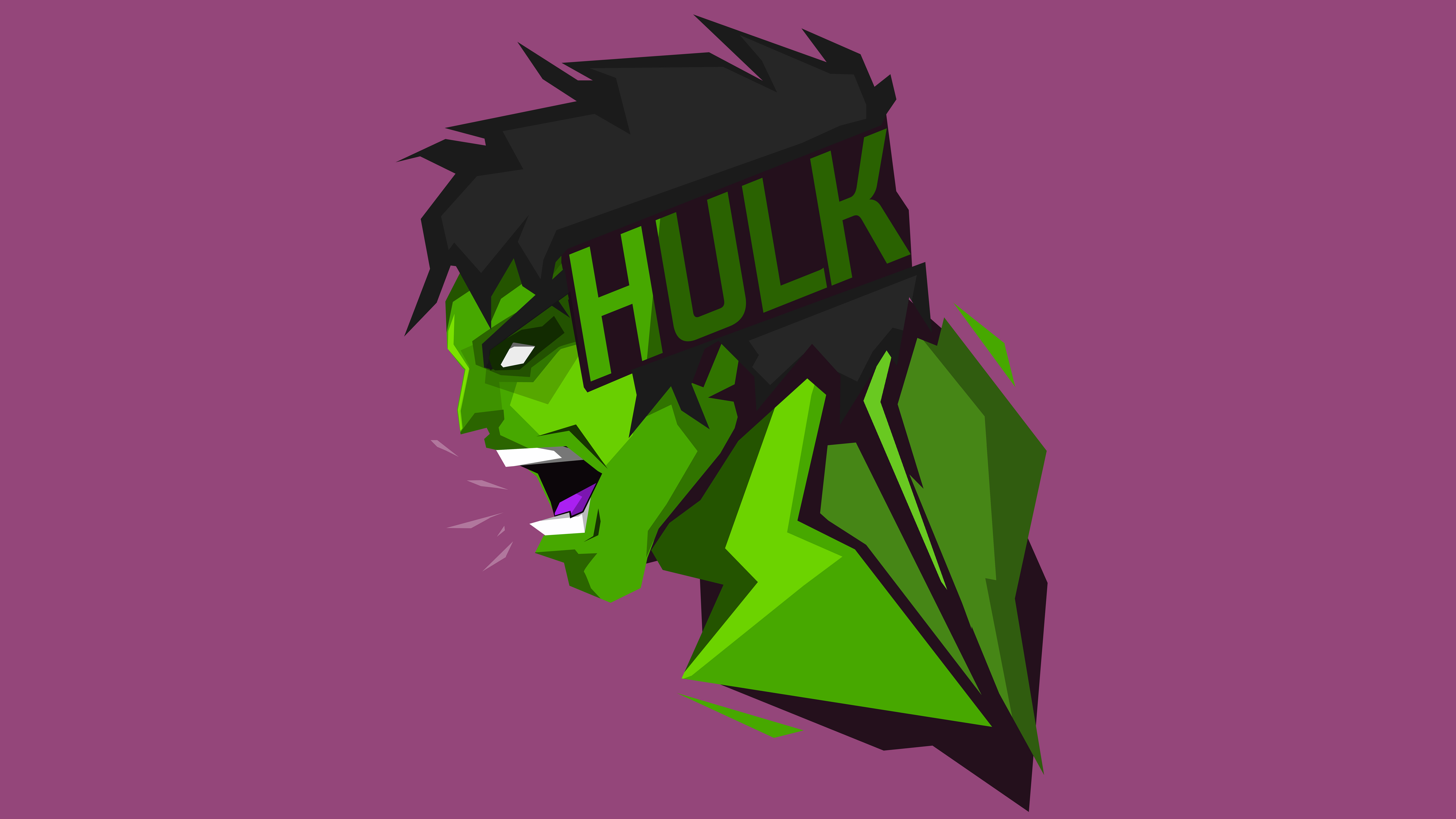 Kode Lgx - Hulk Minimal , HD Wallpaper & Backgrounds
