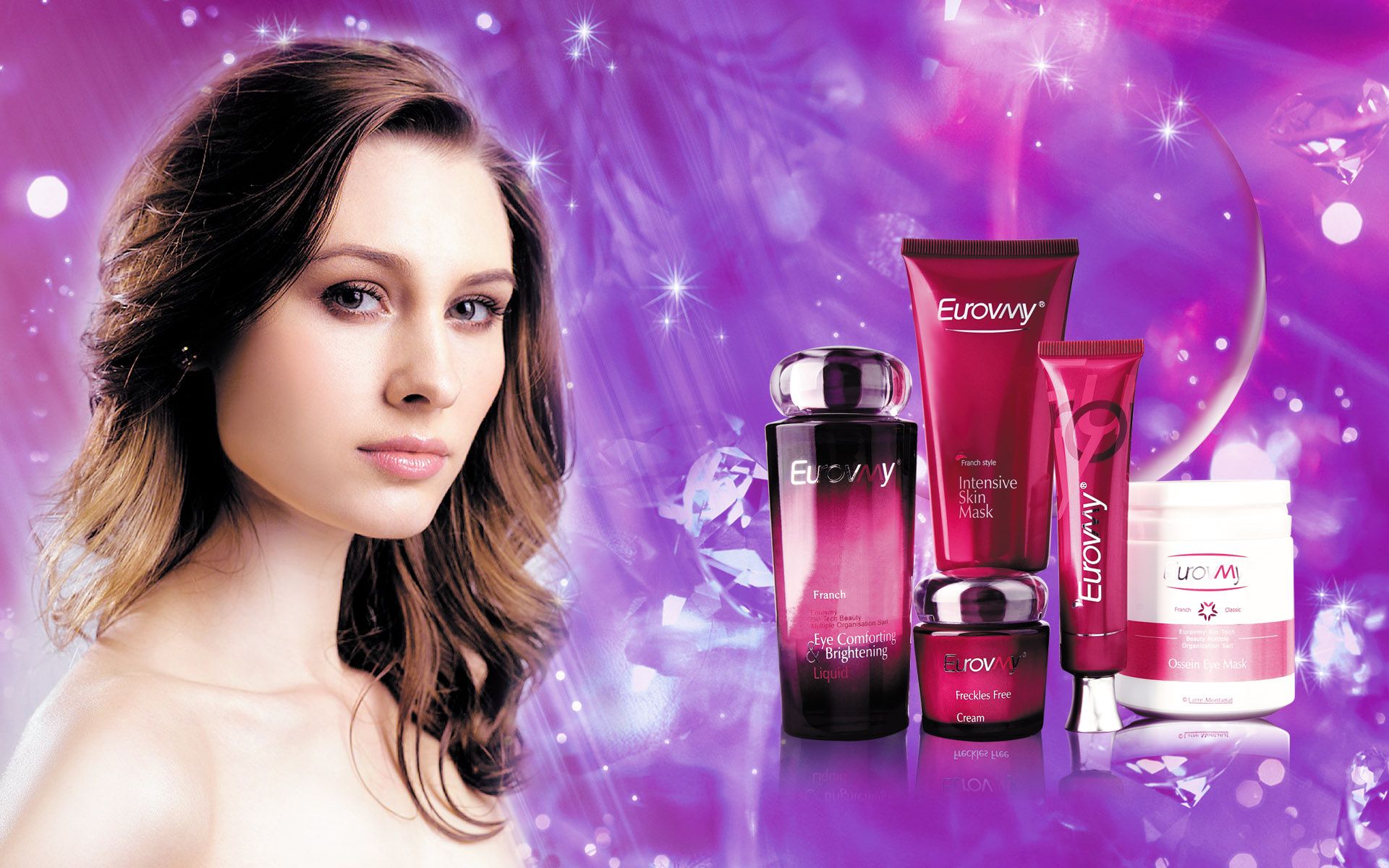 Hd Cosmetics Ads Wallpaper - Beauty Product Image Hd , HD Wallpaper & Backgrounds