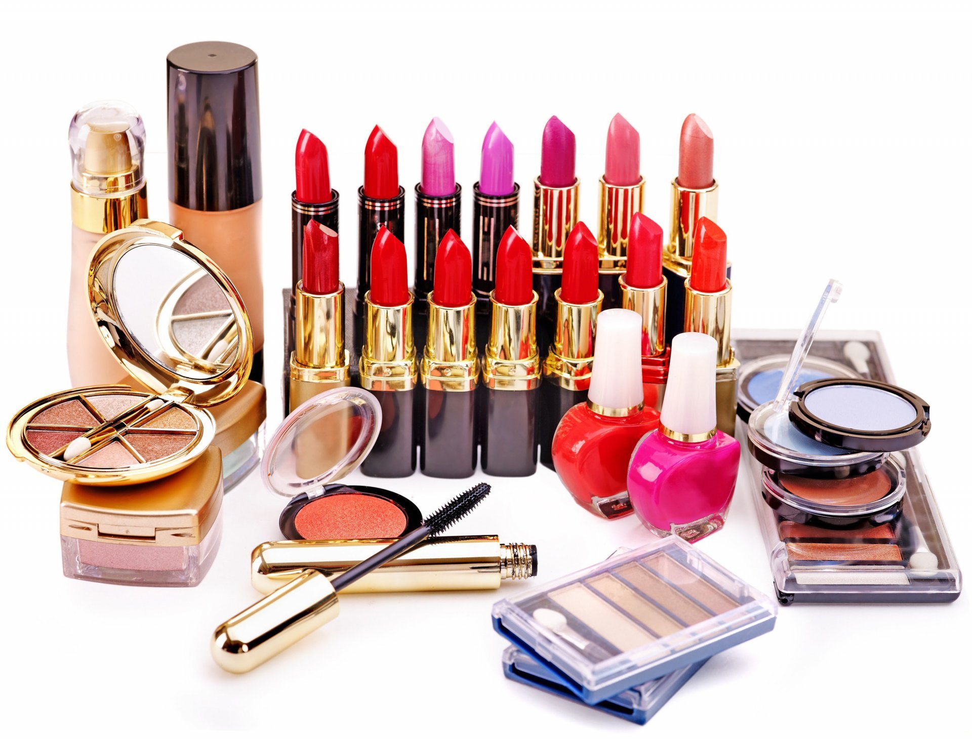 Cosmetics Lipstick Foundation Mascara Varnishes Shadow - Cosmetics Hd , HD Wallpaper & Backgrounds