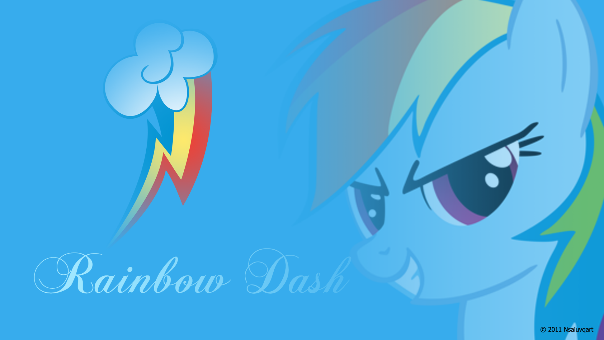 Rainbow Dash Headshot Wallpaper - Cartoon , HD Wallpaper & Backgrounds