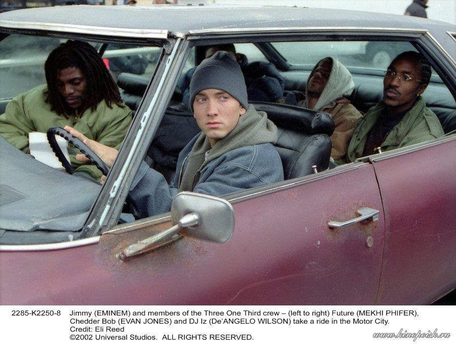 8 Mile Photo - Eminem In A Car , HD Wallpaper & Backgrounds