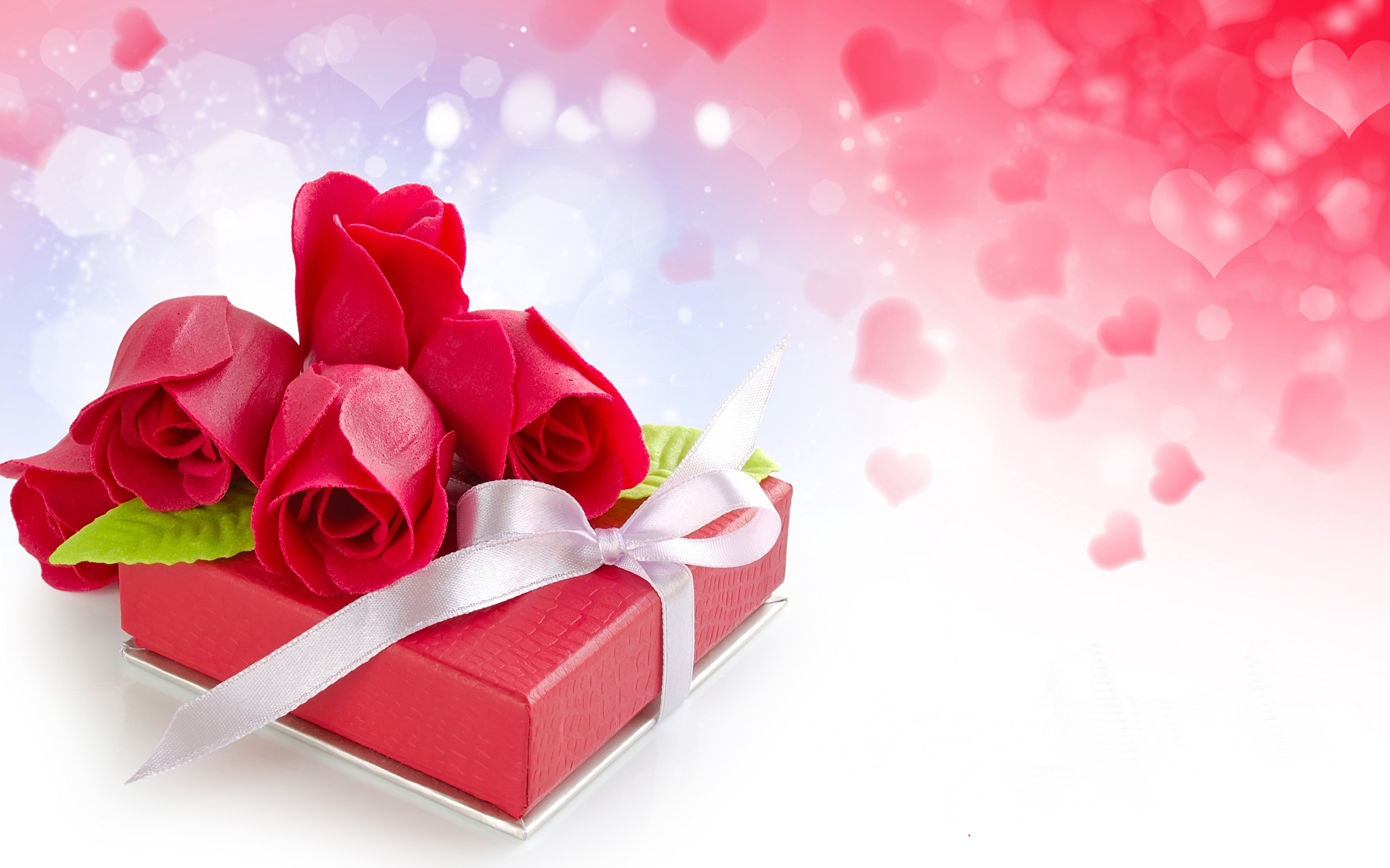 Picture Heart Red Roses Gifts Flowers Holidays Present - Happy Birthday Love Sayri , HD Wallpaper & Backgrounds