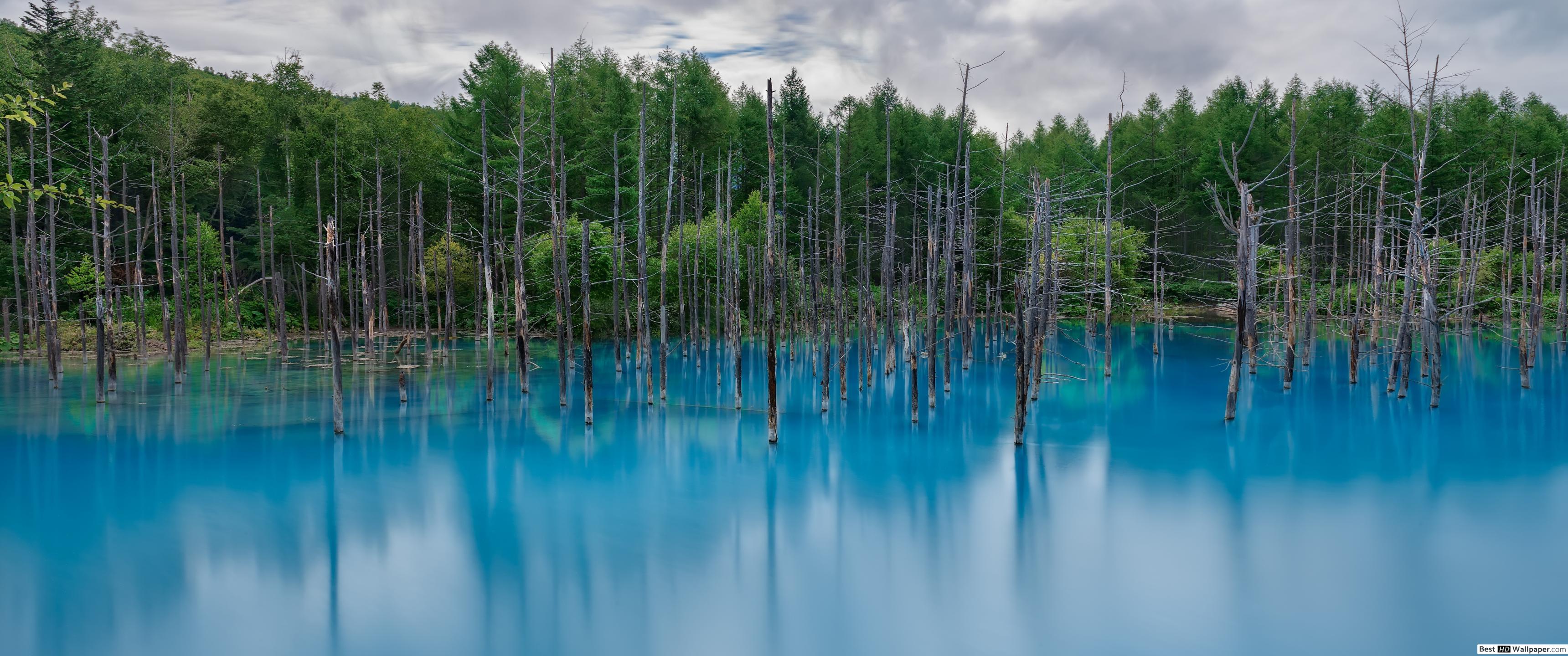9, - Lago Azul De Hokkaido , HD Wallpaper & Backgrounds