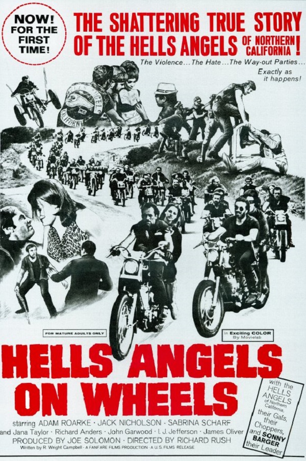 Hells Angels On Wheels Wallpaper - Hells Angels On Wheels Movie Poster , HD Wallpaper & Backgrounds