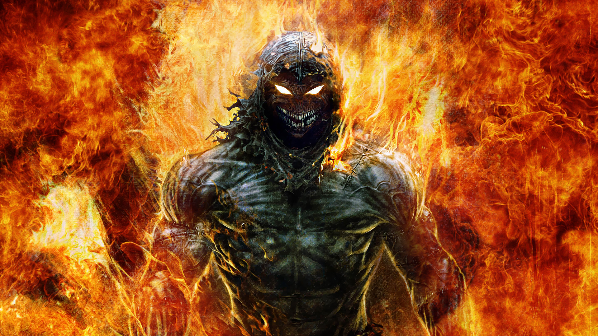 Fire Demon Wallpaper Photo - Disturbed Indestructible , HD Wallpaper & Backgrounds