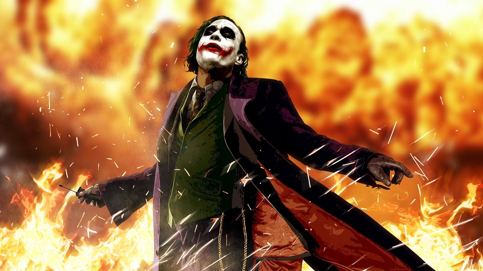 Dark Knight Joker Wallpaper 4k , HD Wallpaper & Backgrounds