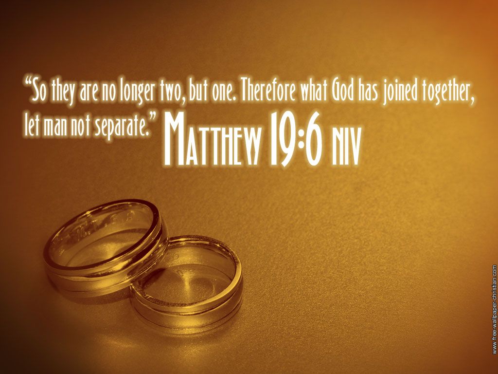 Marriage And Divorce - Matthew 19 6 Nkjv , HD Wallpaper & Backgrounds