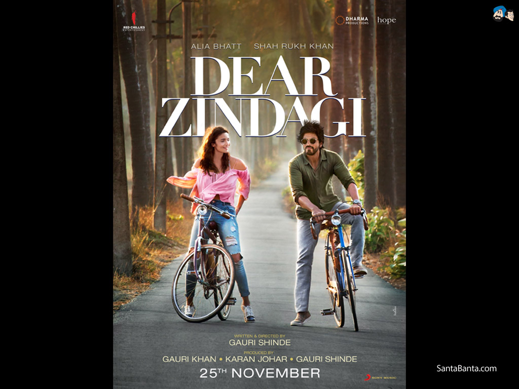 Dear Zindagi - Shahrukh Khan 2017 Movies , HD Wallpaper & Backgrounds