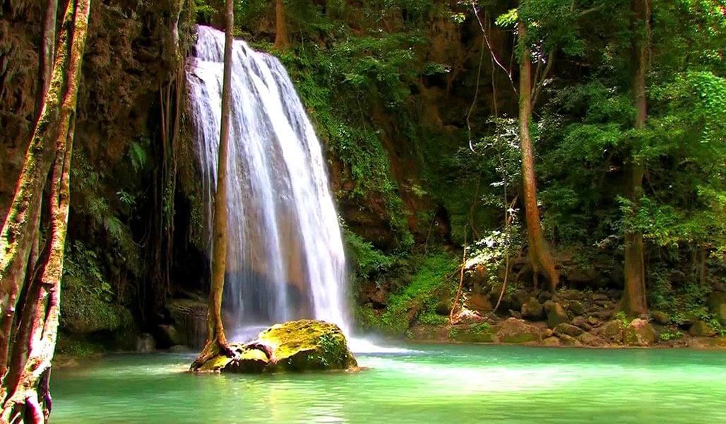 Waterfall Live Wallpaper 2 Programview5 26029 - Erawan National Park , HD Wallpaper & Backgrounds