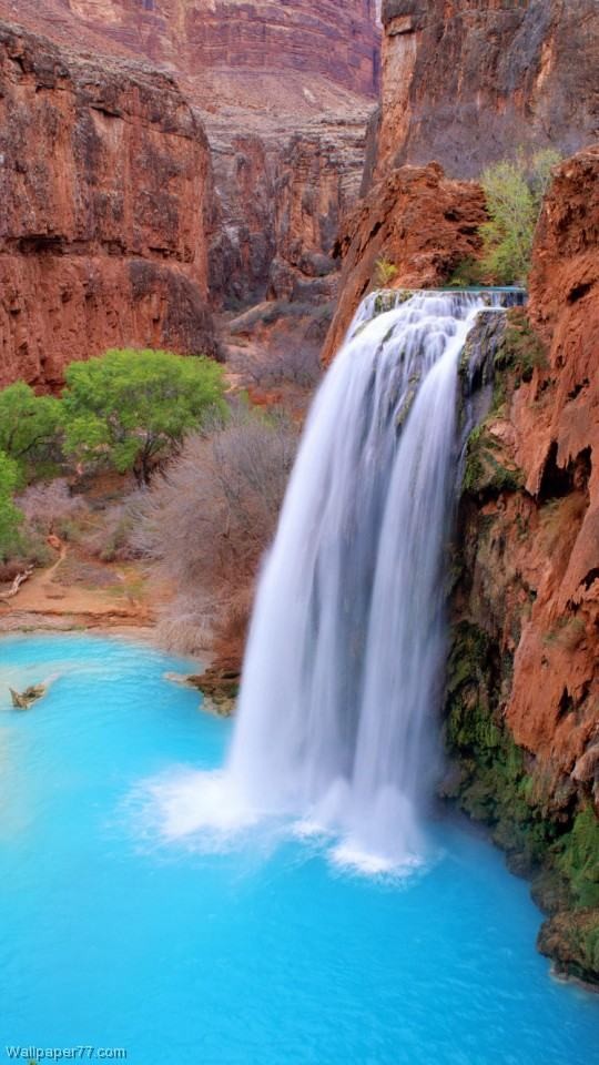 Full Hd Wallpapers For Android Mobile Free Download - Havasu Falls , HD Wallpaper & Backgrounds