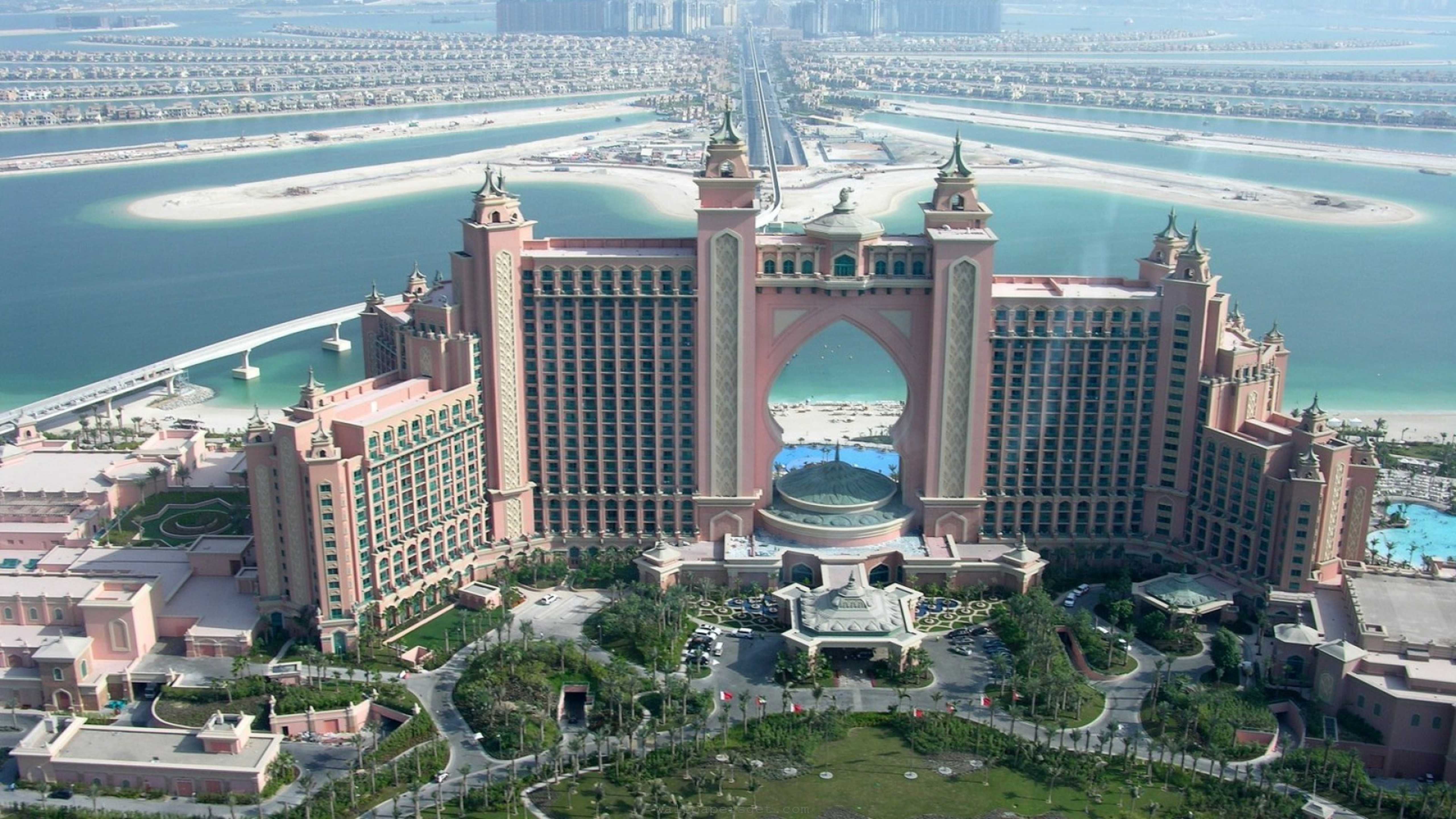 Atlantis Hotel In Dubai Wallpaper Hd 5120×2880 - Dubai Palm Island Hotel Atlantis , HD Wallpaper & Backgrounds