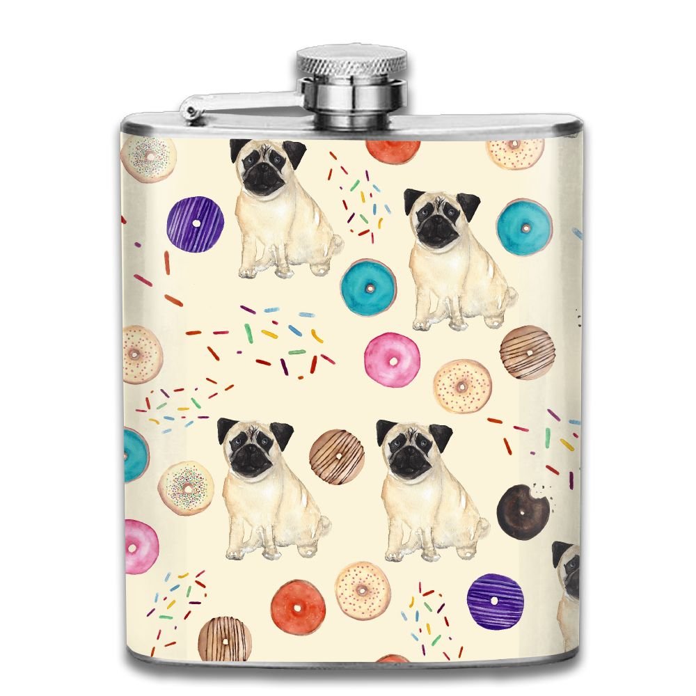 Fbgftbhgbhgb Pug Wallpaper Gifts Top Shelf Flasks Stainless - Hamster With Glasses , HD Wallpaper & Backgrounds