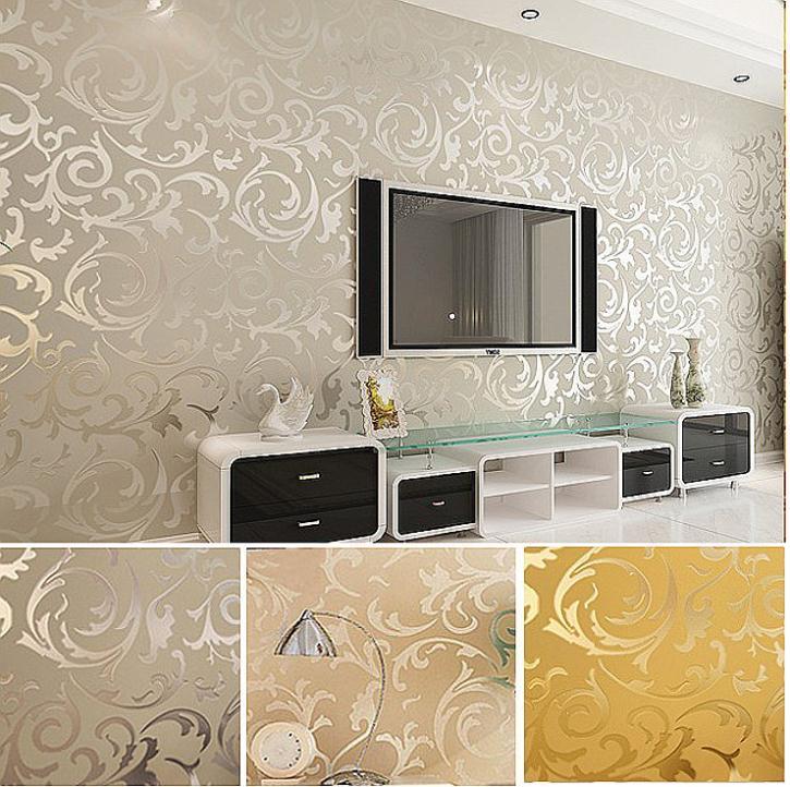 High End 10m Popular Wallpaper Victorian Design Luxury - Home Wall Colour Design , HD Wallpaper & Backgrounds