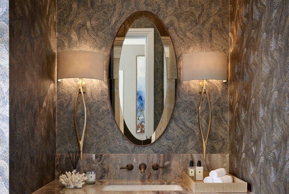 Luxury Wallpaper Ideas Cloakroom - Glamorous Luxury Cloakroom Designs , HD Wallpaper & Backgrounds