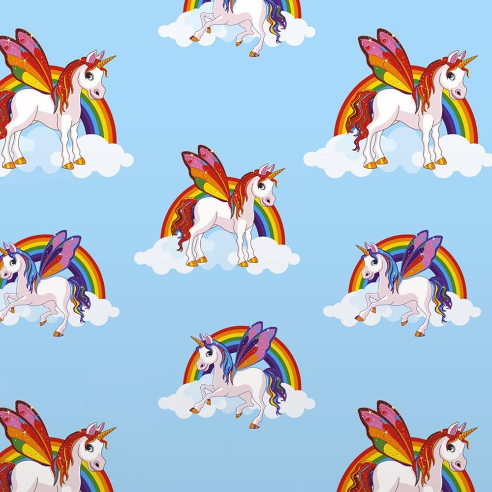 Rainbow Unicorn Wallpaper Girls Multicoloured Pony - Unicorn Wallpaper Cute Hd Ipad , HD Wallpaper & Backgrounds